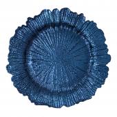 Plastic Reef Charger Plate 13" - Navy - 24 Pieces