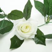 Decostar™ Artificial Rose Garland 78" Ivory