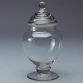 Decostar™ Glass Candy w/ Lid 9"