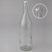 Decostar™ Glass Bottle with Latch - 12 Pieces