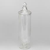 Decostar™ Tall Apothecary Glass Jar w/ lid 17¾ " - 12 Pieces