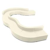 Titan Series Leather Reception Configuration Style "XX" 11 Pieces "Champagne"