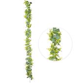 Artificial Eucalyptus Pulverulenta and Polyanthemos Garland