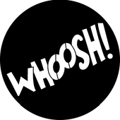 Whoosh - Stock Gobo for Gobo Light Projectors - Choose your size!